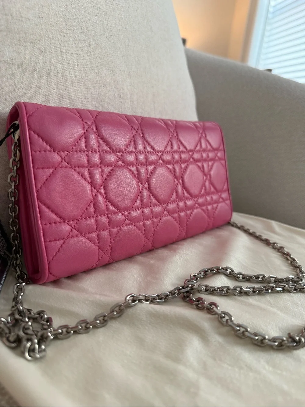 Lady Dior Pink Woc - crossbody/clutch